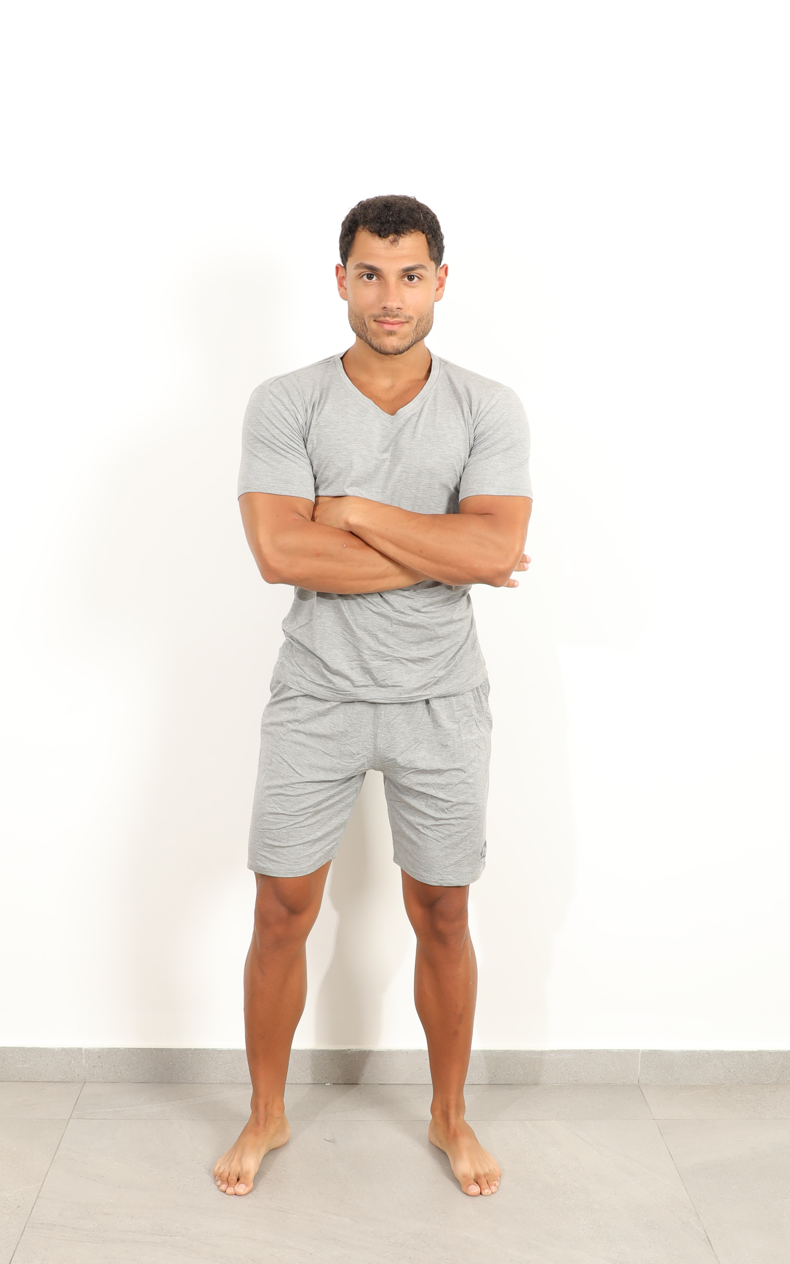Grey Short Sleeve Bamboo Pyjamas - CozyOnCozy