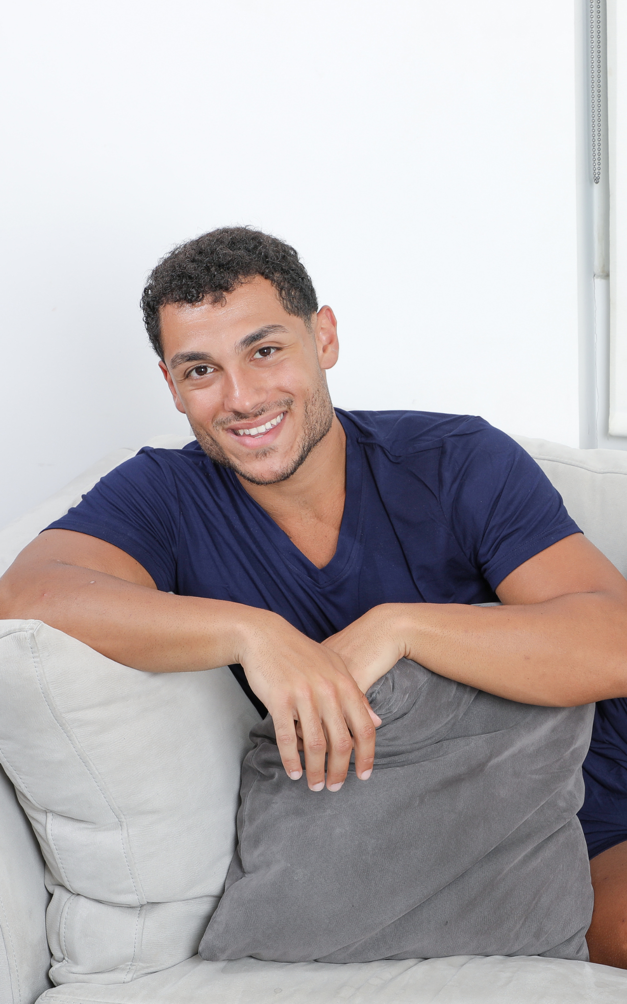 Navy Short Sleeve Bamboo Pyjamas - CozyOnCozy