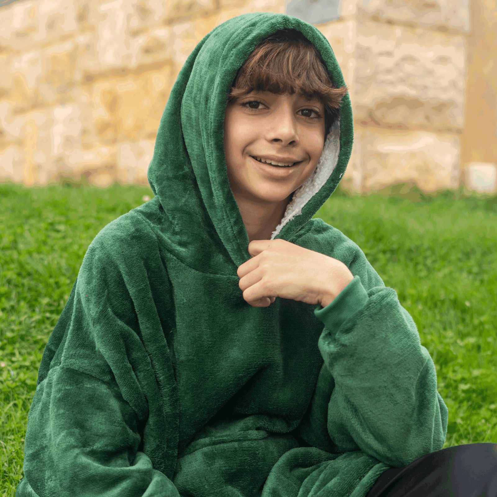 Tween Green Hoodie - CozyOnCozy