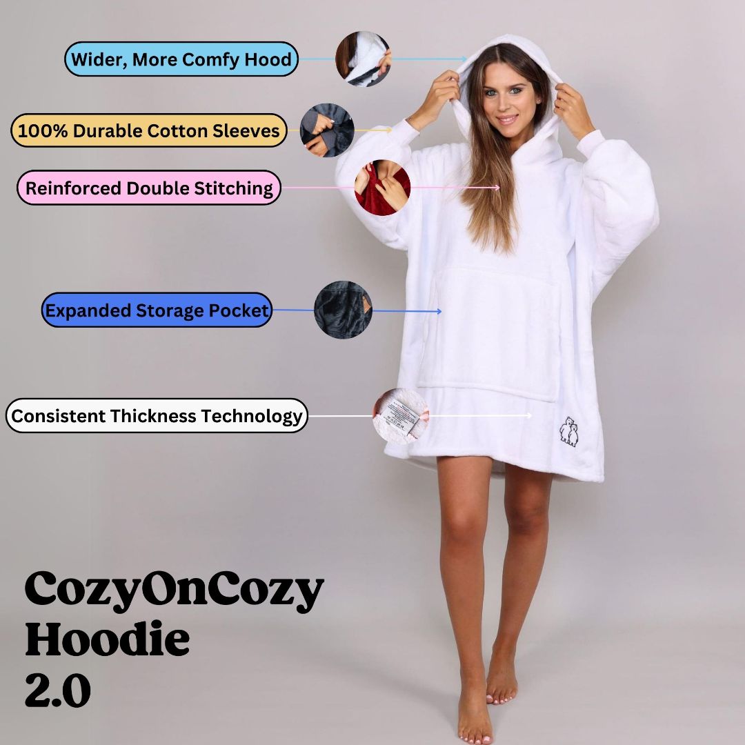 CozyOnCozy Hoodie 2.0- Light Blue